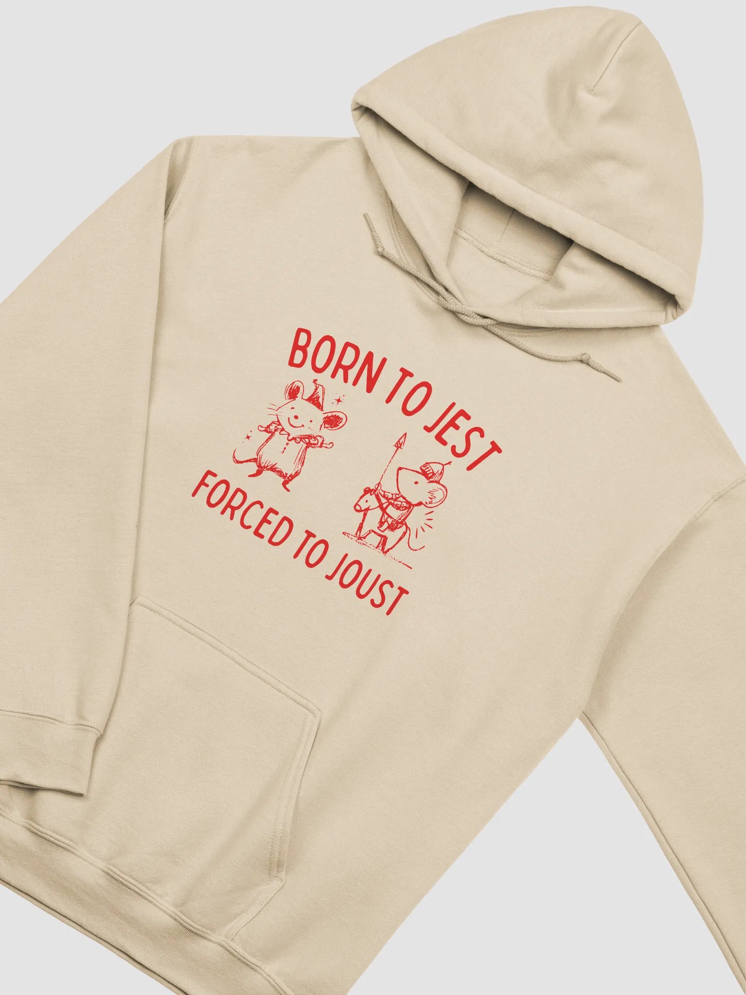 Born to jest forced to joust Hoodie product image (2)