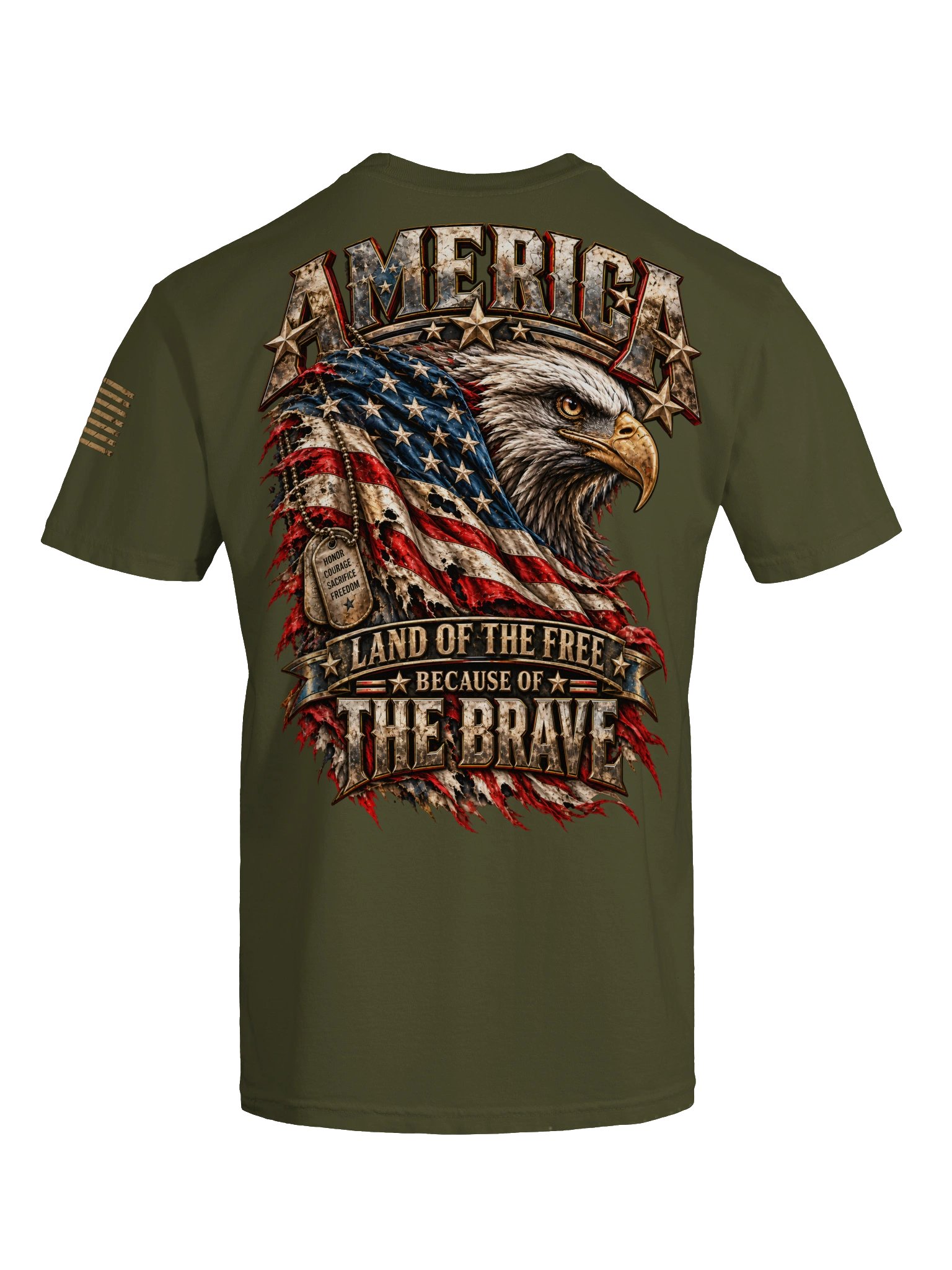 Men’s Land of the Free Eagle T-Shirt product image (45)