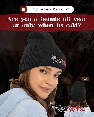 Are you a beanie-all-year person, or only when it’s cold? 🐺

The Clasic Two Wolf Beanie is ready either way.
Keep it simple. ...
