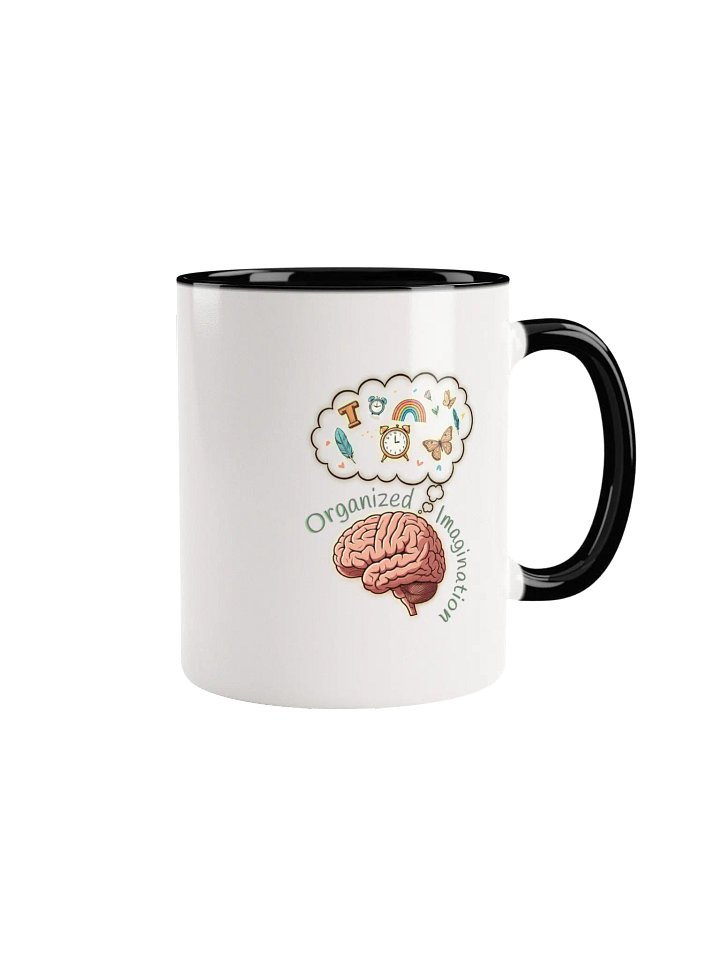 Organized Imagination Ceramic Mug with Color Inside product image (3)