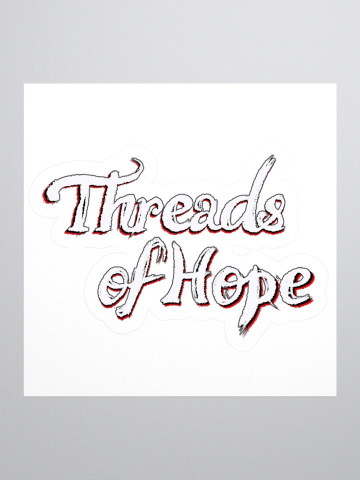 Threads of Hope: Logo Sticker product image (1)