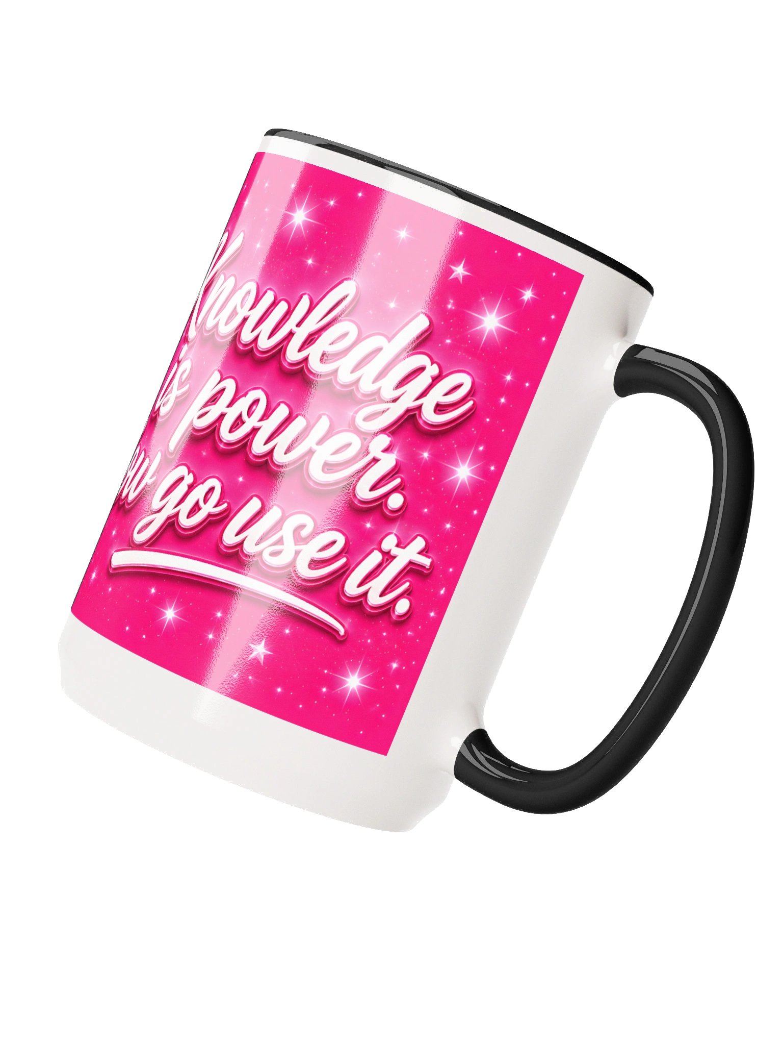 "Educated & Elevated" Graduation Mug — Pink Wrap product image (3)