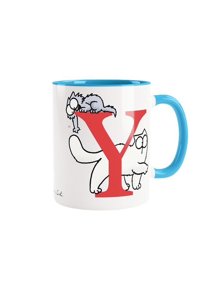Cat Monogram Mug - Y product image (2)