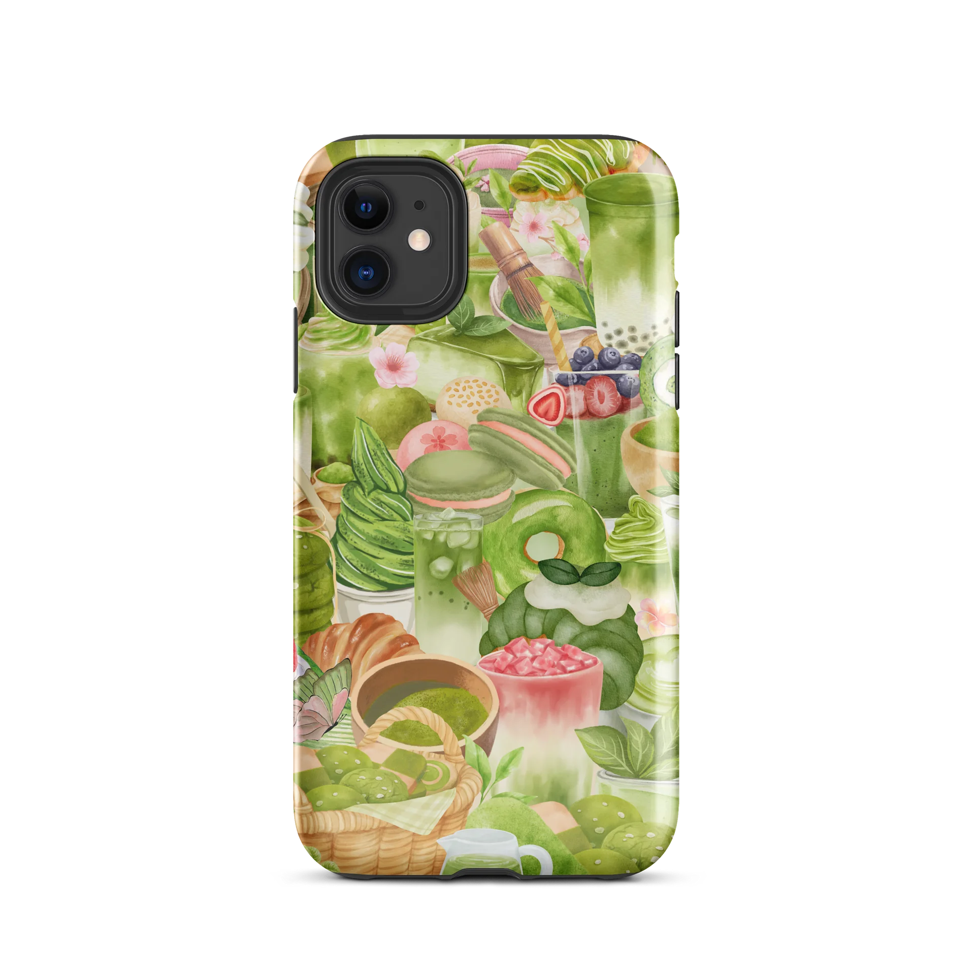 Matcha Latte Green Dessert Lover Phone Case product image (55)