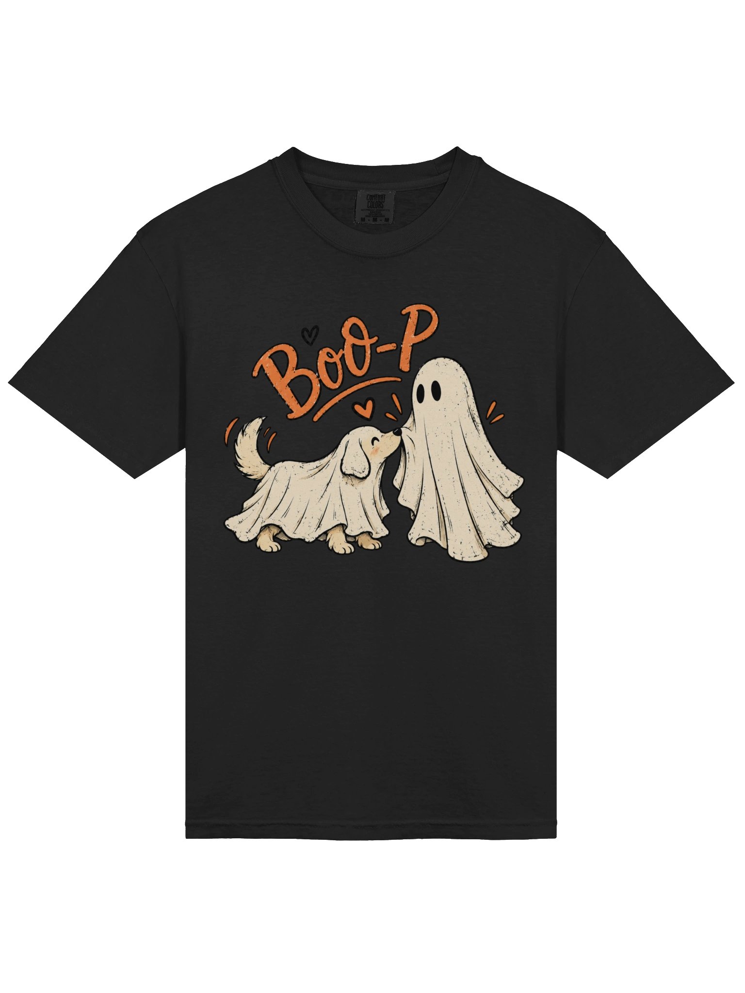 Boo-P Ghost Dog Halloween T-Shirt, Cute Spooky Dog Tee, Ghost Costume Shirt, Funny Halloween Shirt, Dog Lover Gift, Vintage Halloween Tee product image (11)