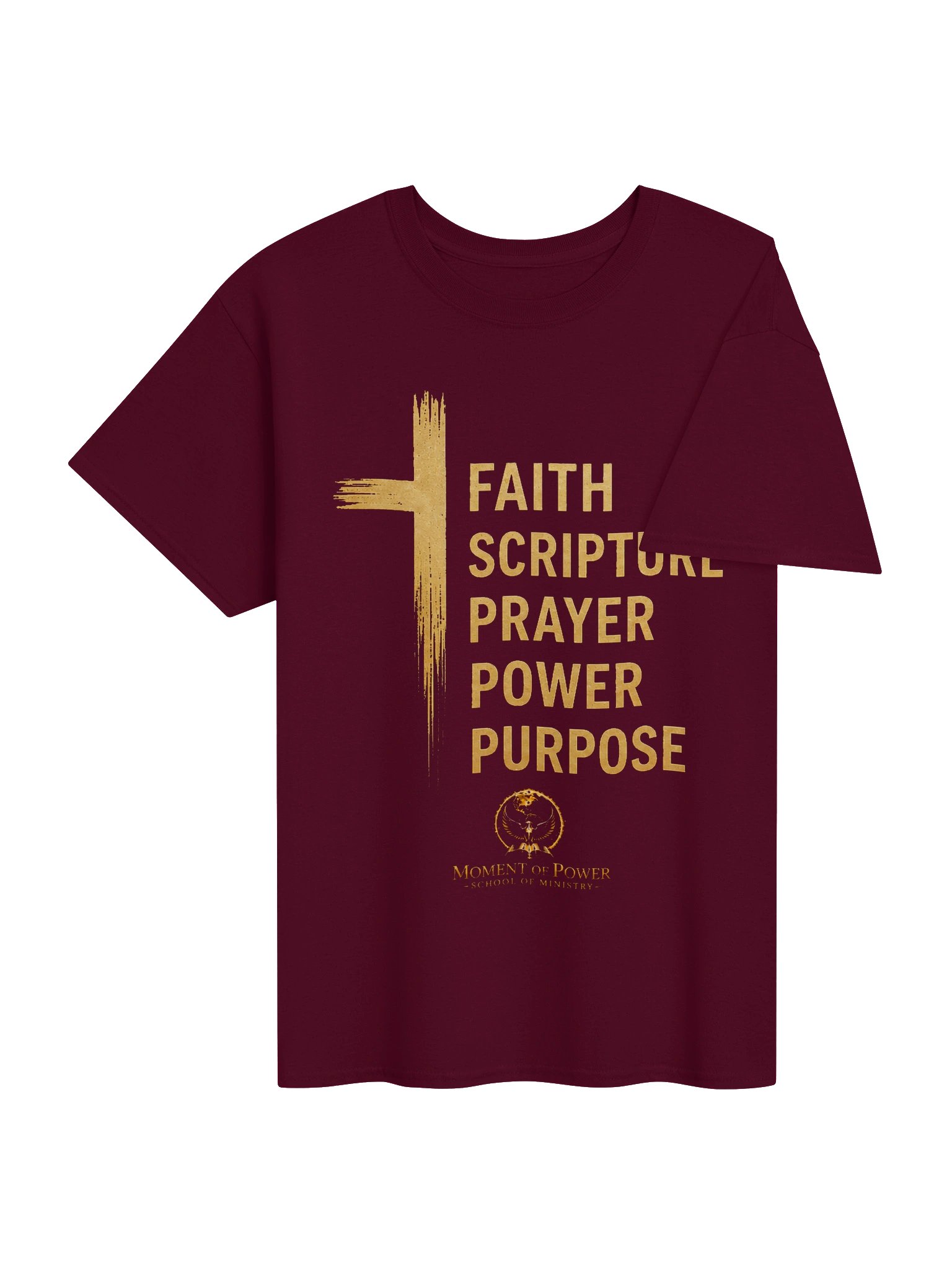 Faith. Scripture. Prayer. Power. Purpose. Tee product image (104)