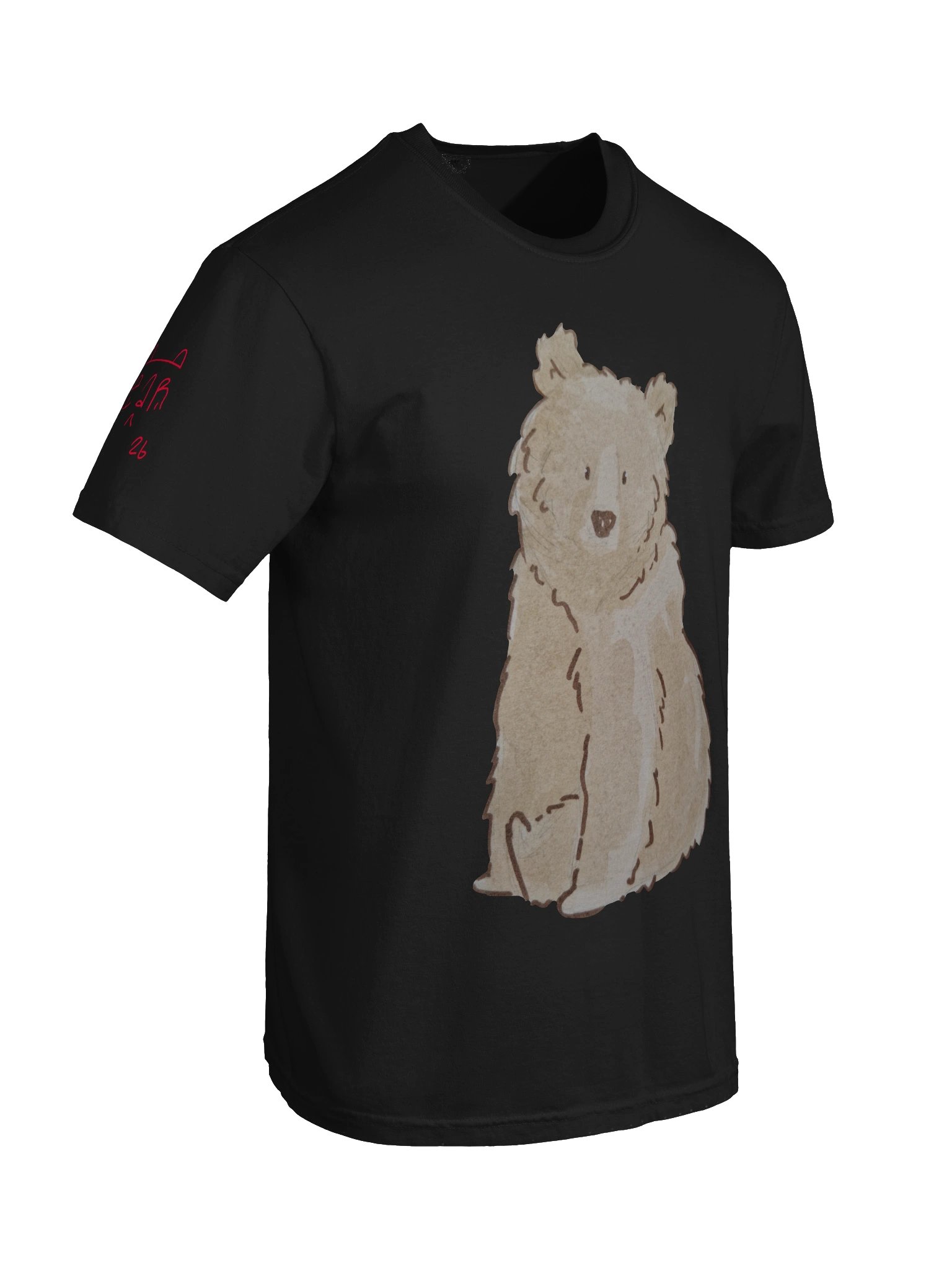 Sitting bear tee heavyweight product image (42)
