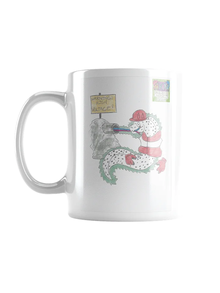 Electrician Eel Mug, Spotted Moray, Orange Gear, 11 Ounces product image (1)