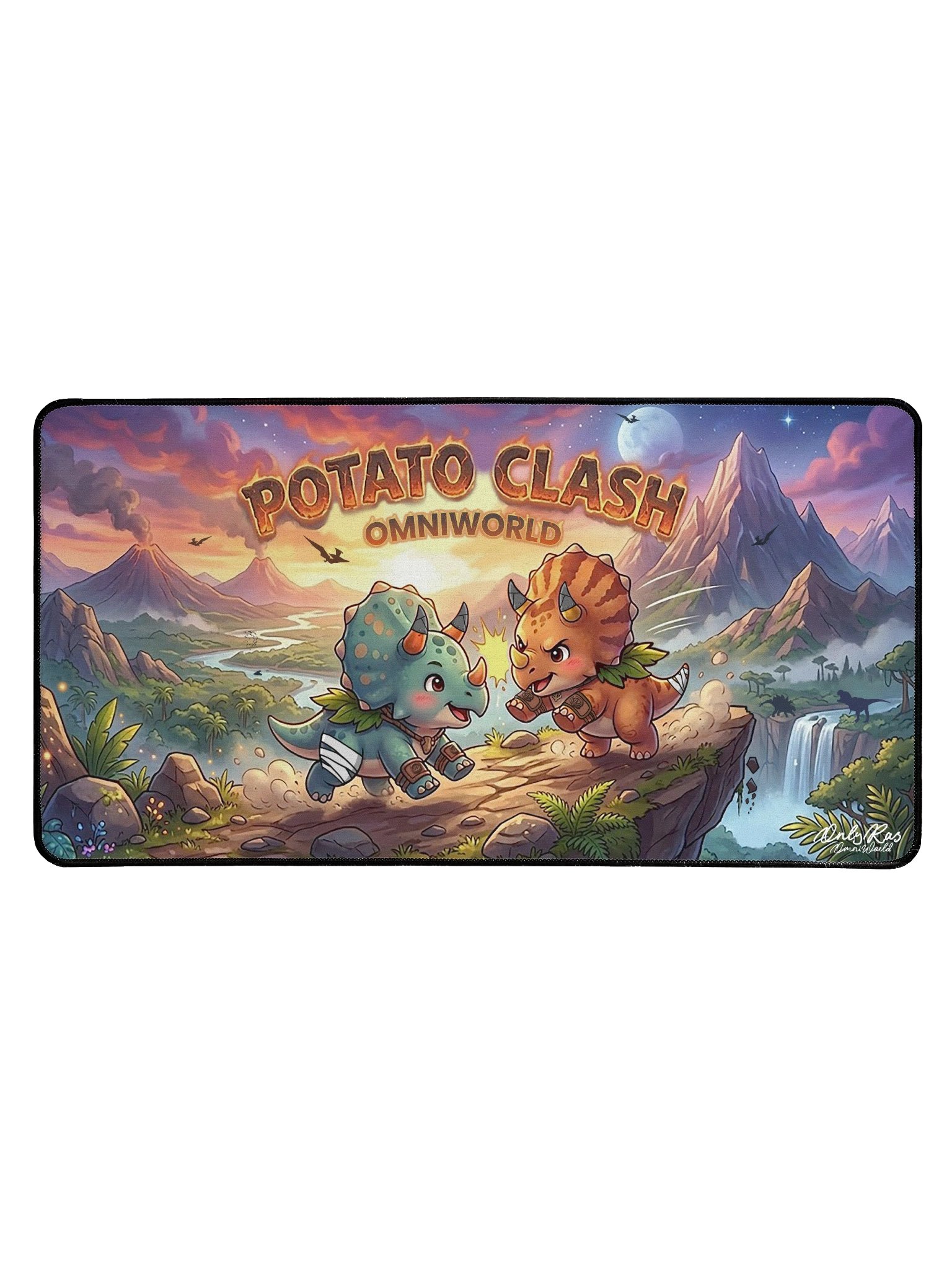 Potato Clash Omniworld Desk Mat product image (1)