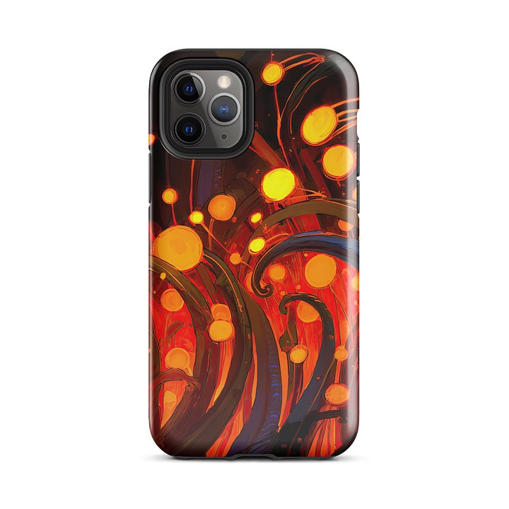 Radiant Tangle iPhone Case – Abstract Organic Glow Design product image (29)