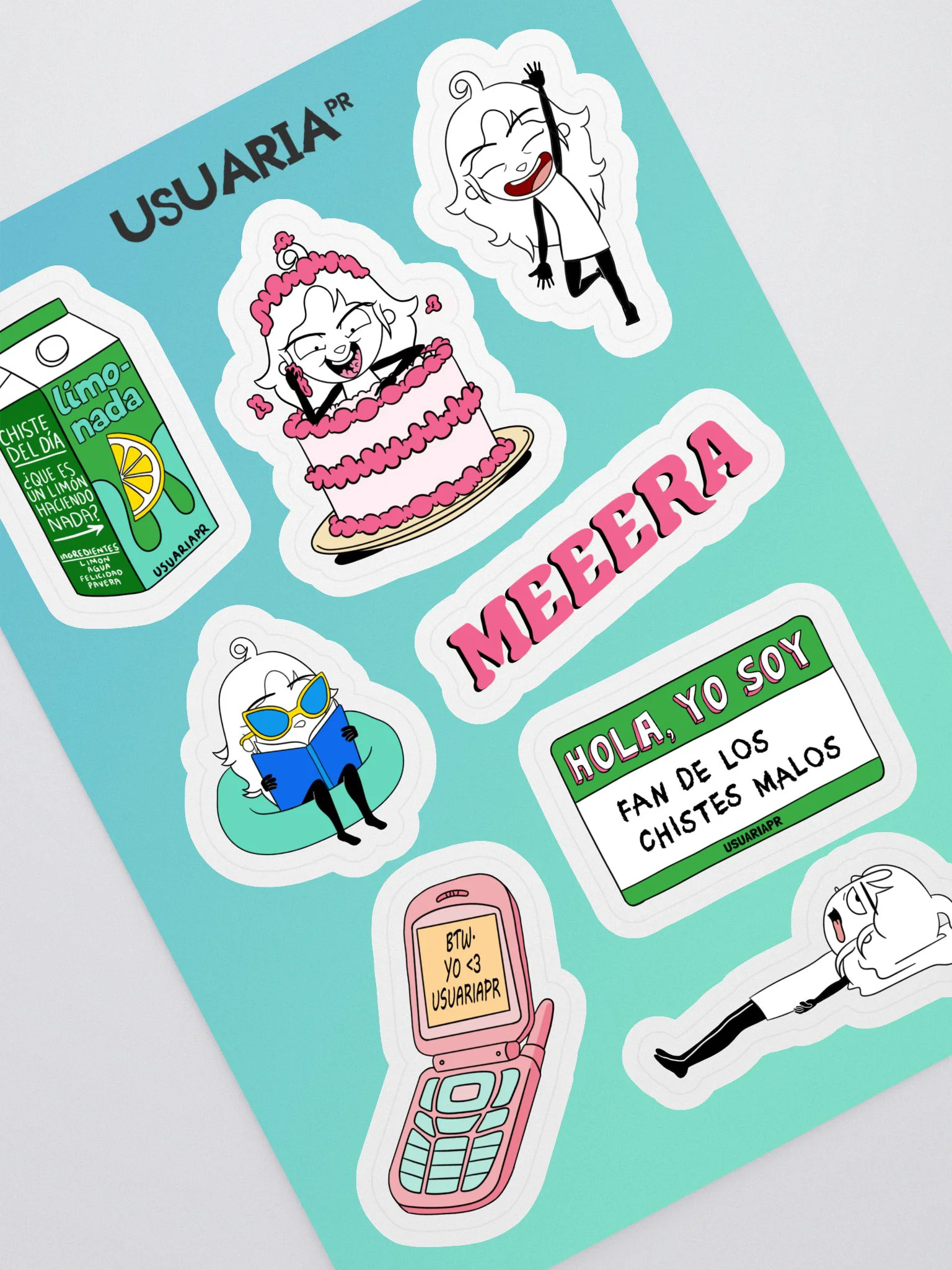 Usuariapr Sticker Sheet 2 product image (2)