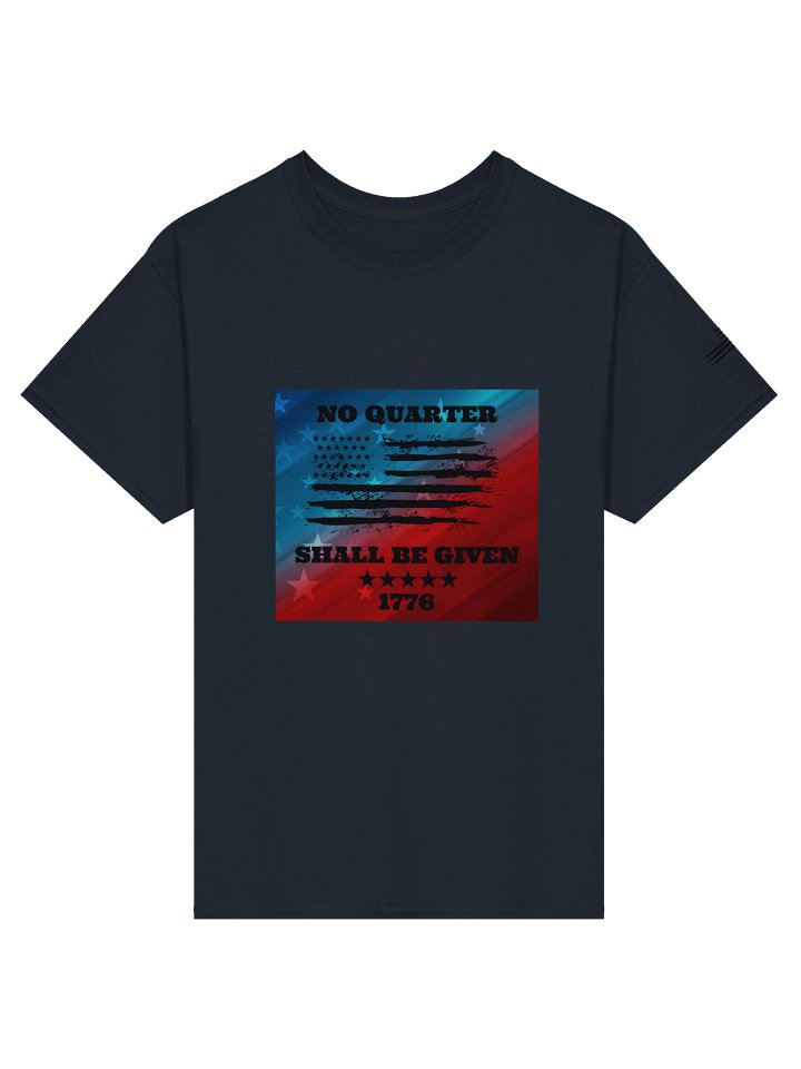 No Quarter Patriotic Grunge Flag Gildan Heavyweight T Shirt product image (2)