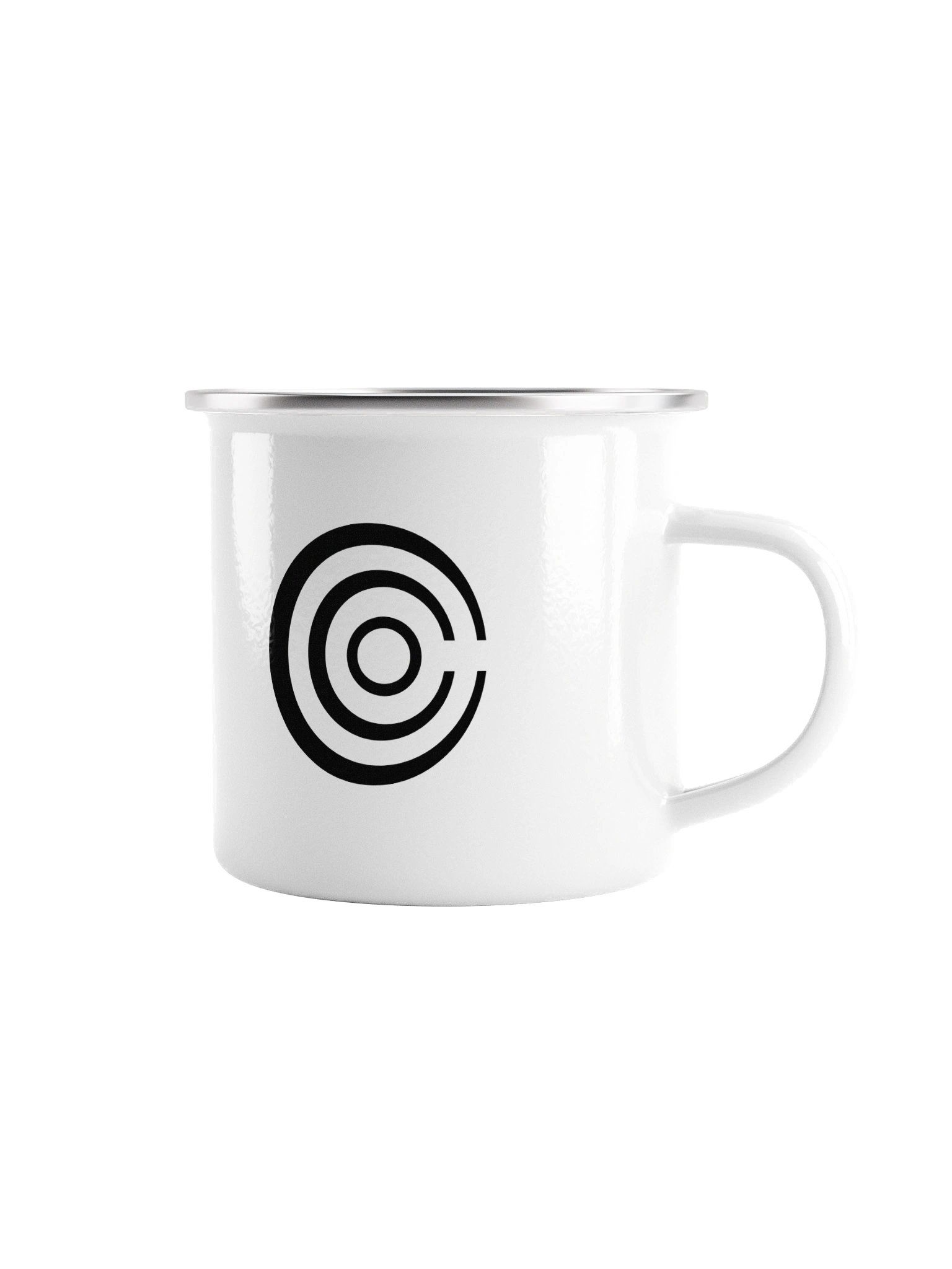 White Impact Mug Black Logo product image (1)