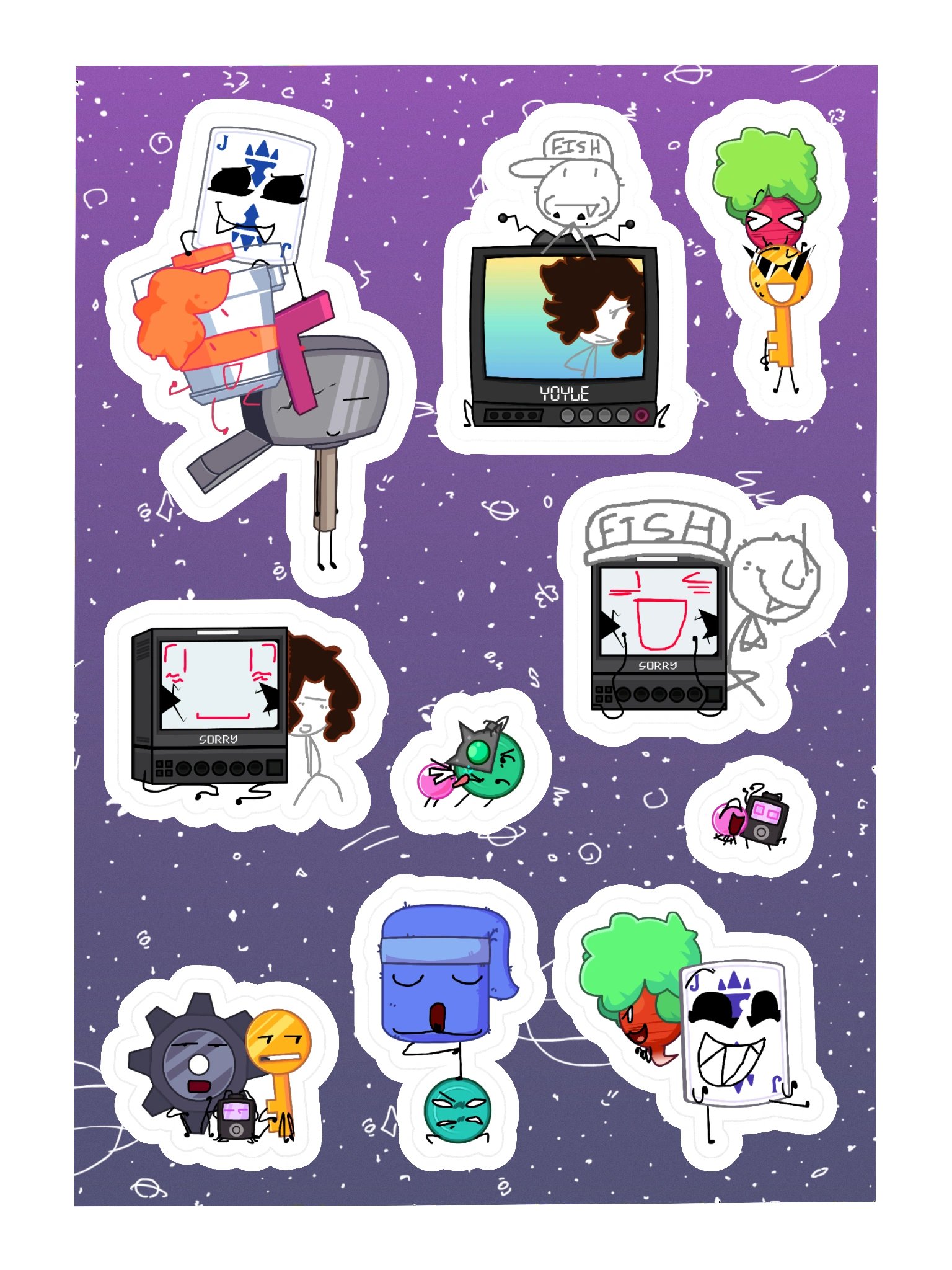 POWER SCRUFFLE STICKER SET #2 product image (3)
