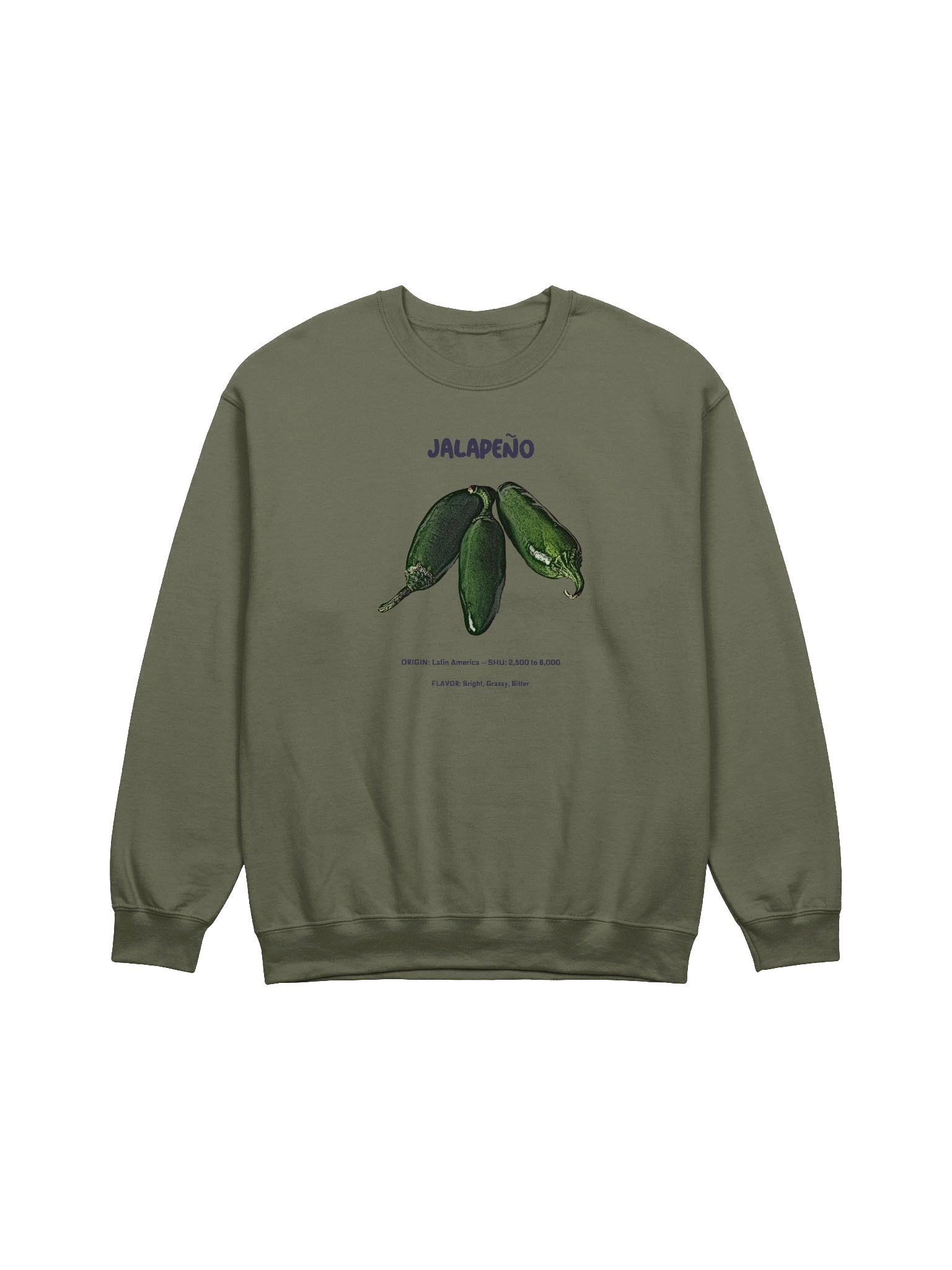 Spicy Trio Jalapeño Crewneck Sweatshirt product image (1)