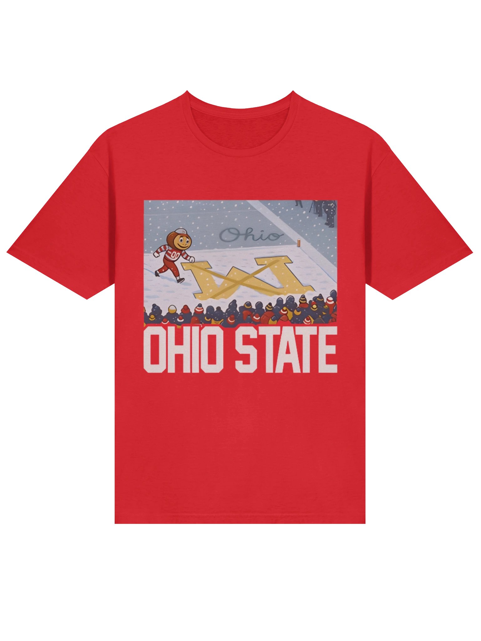 Ohio vs Michigan Rivalry Script Ohio On Big M the Greatest Rivalry in College Shirt product image (9)