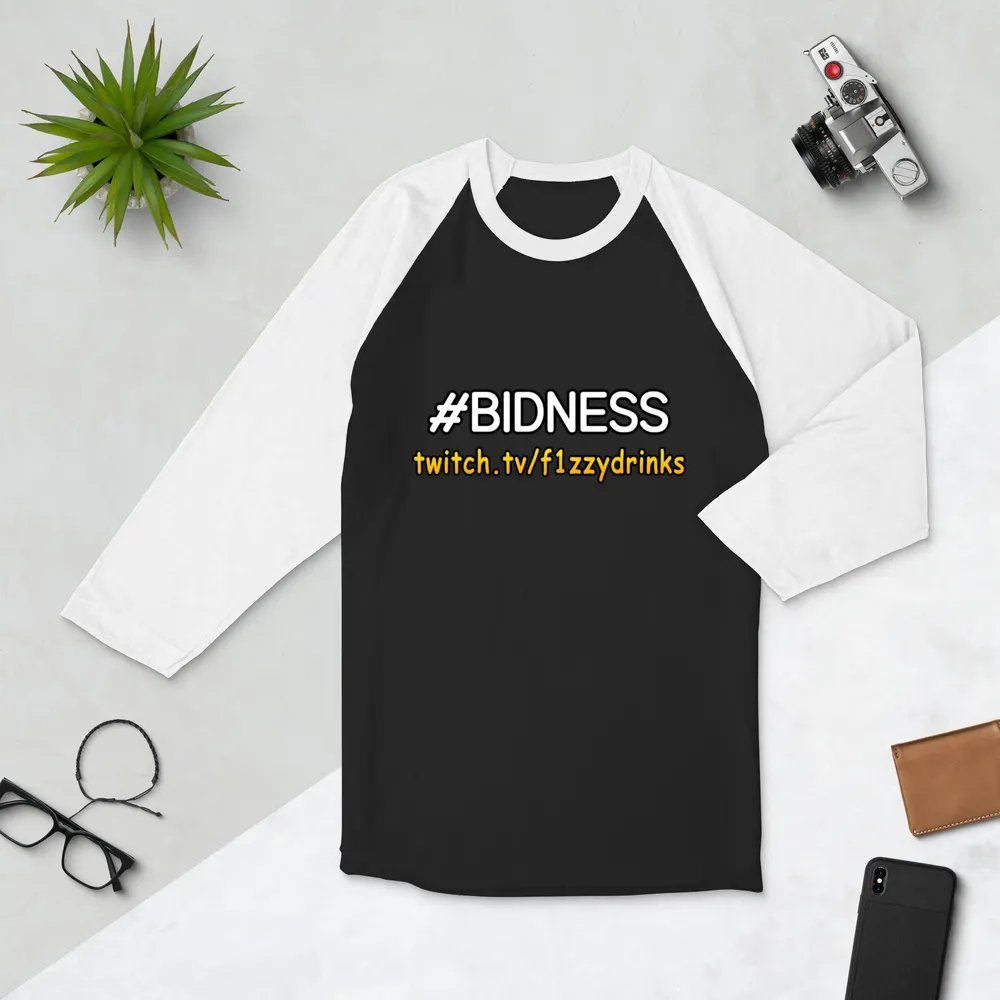 Chad The Realest - #BIDNESS Raglan Tee product image (5)