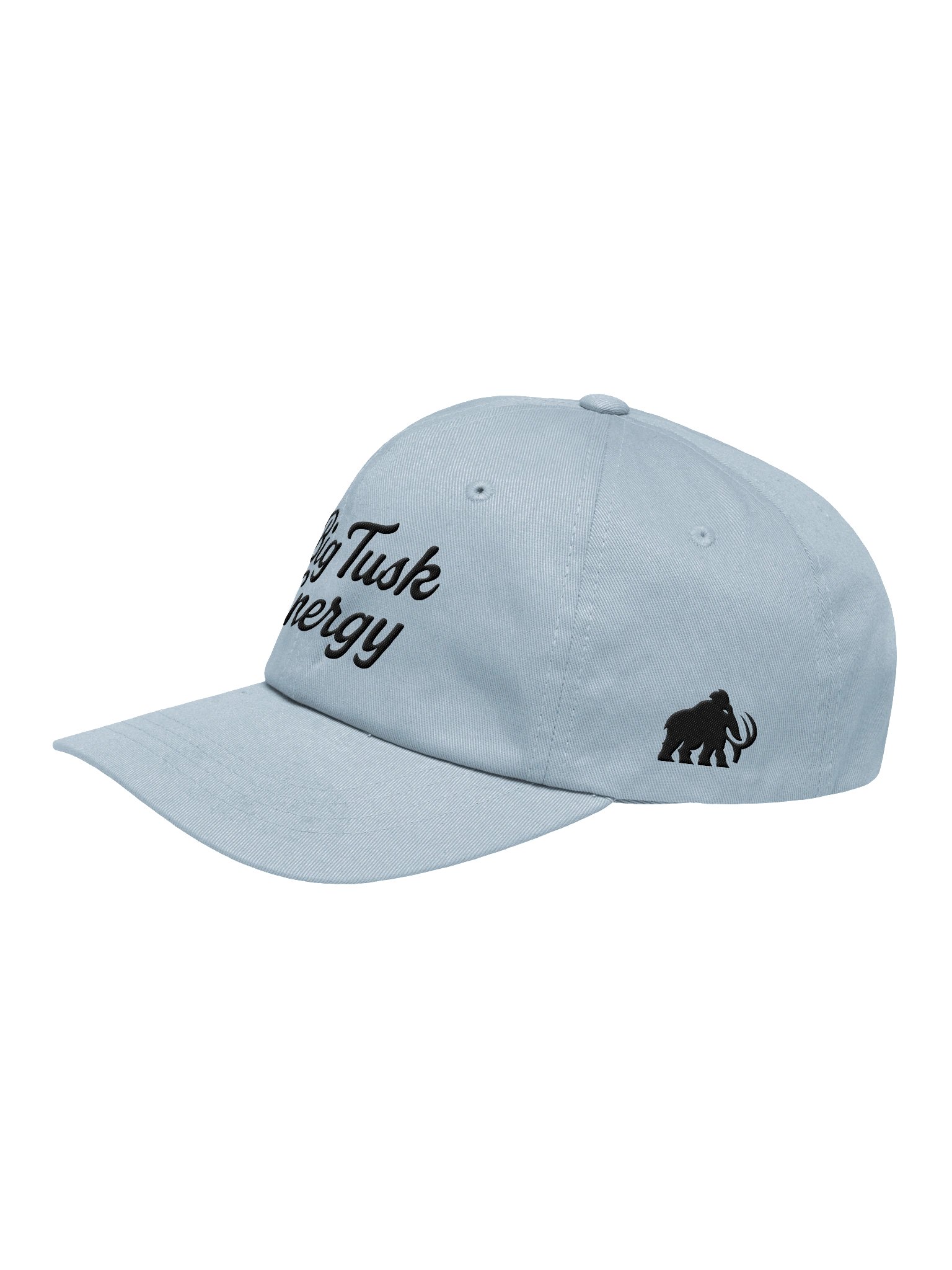 Big Tusk Energy Dad Hat — Ice Blue product image (3)
