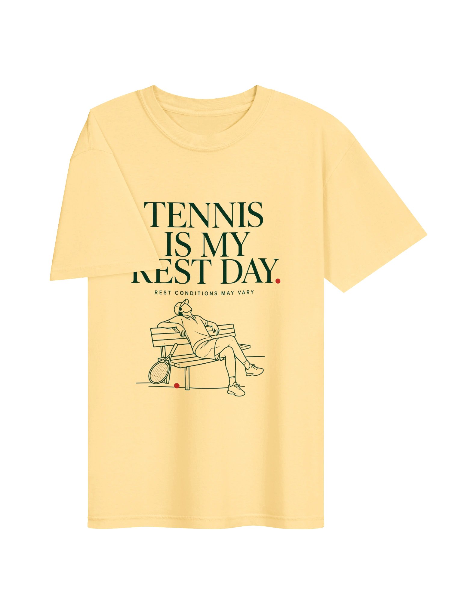 Tennis Is My Rest Day Tee product image (3)