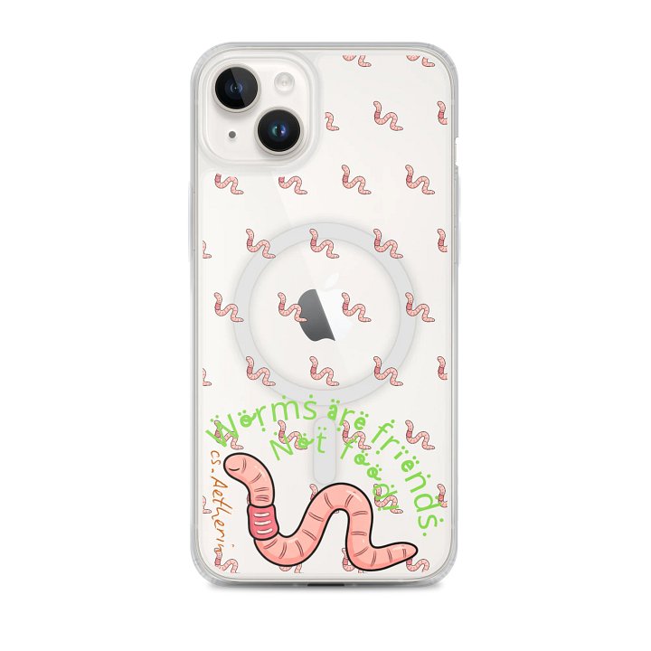 Earthworm Elegance iPhone® MagSafe® Clear Case product image (1)