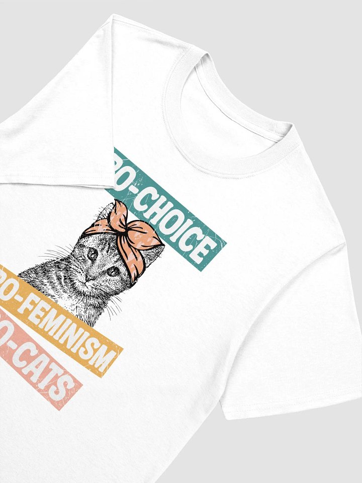 Pro-Choice, Pro-Feminism, Pro-Cats Graphic Tee product image (14)