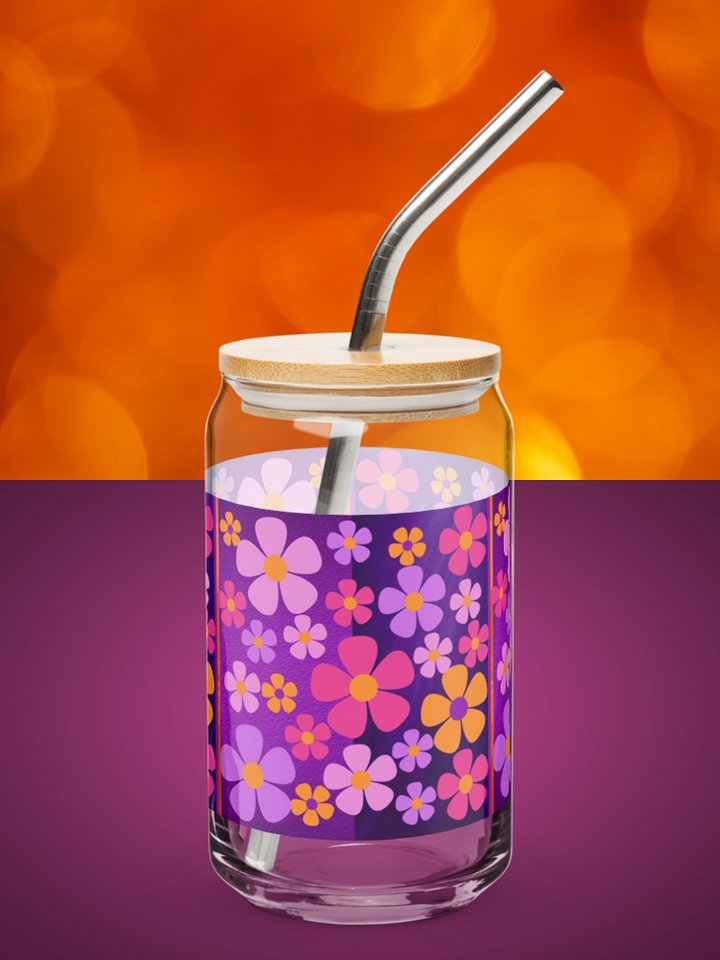 Blossom Burst Glass Tumbler product image (1)