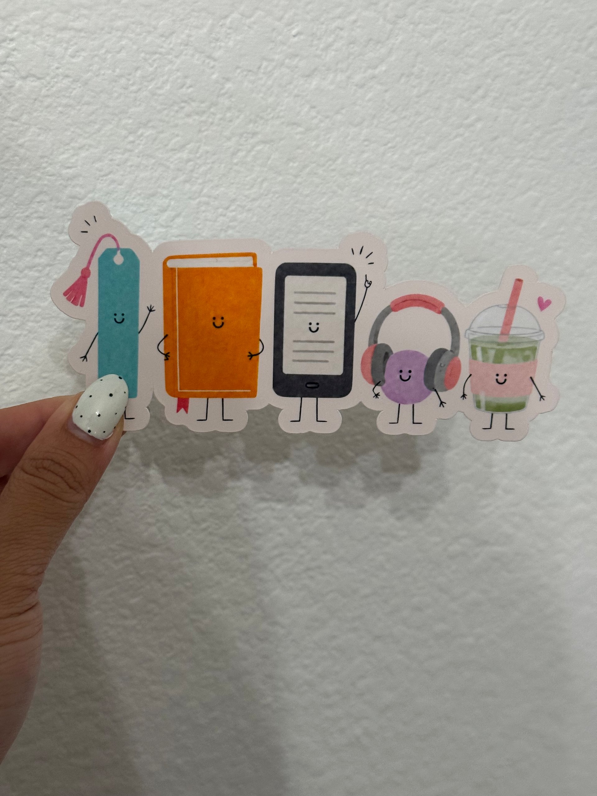 Bookish Buddies Bookmark -- Matcha Version product image (5)