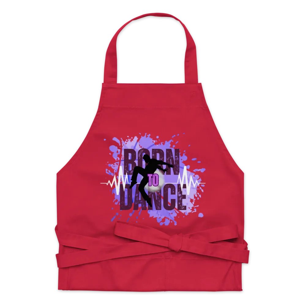 Dynamic Born to Dance Splash His Silhouette Apron product image (31)