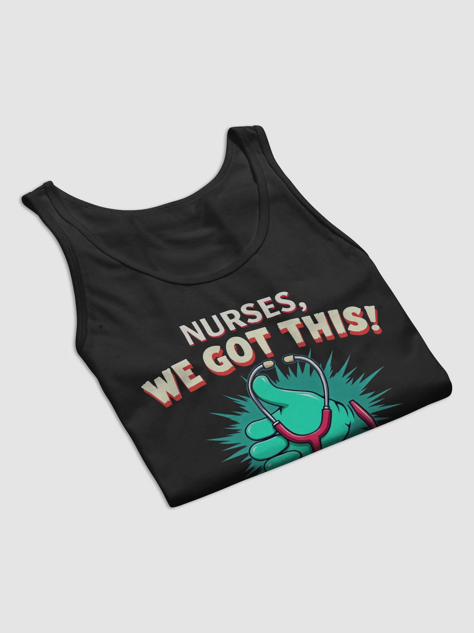 Nurse Supportive Thumbs-Up Tank product image (38)