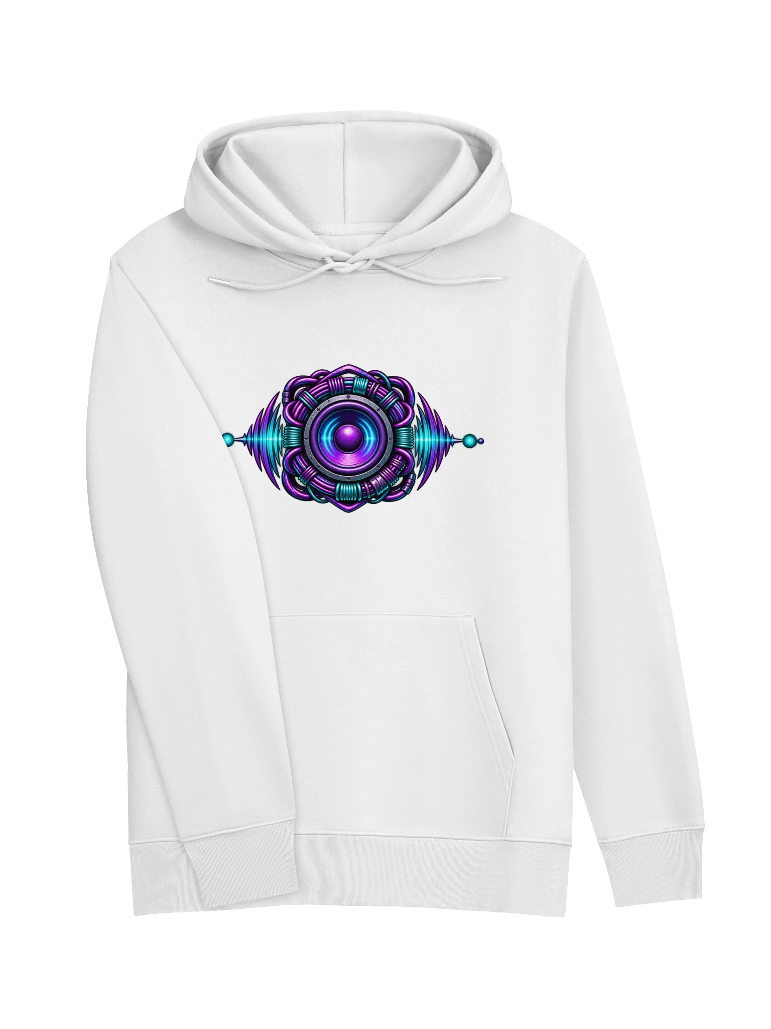 SUBWIRE Drip Logo Hoodie - White product image (3)