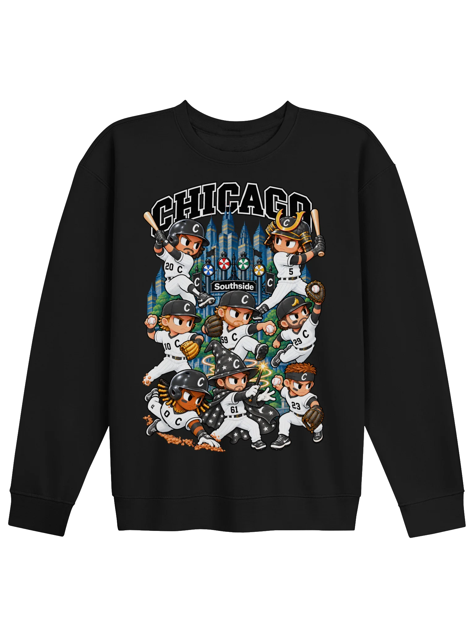 Chicago Southside Baseball 2026 Animated Player Crewneck product image (2)