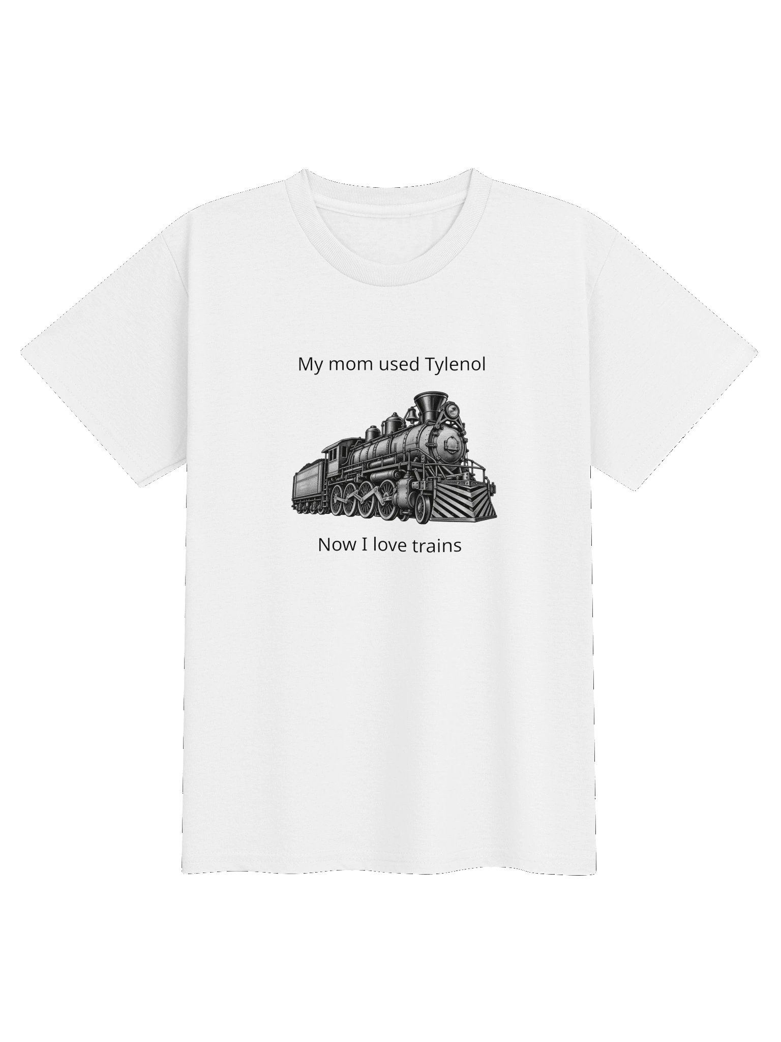 Chidren's Steam Locomotive T-Shirt product image (1)