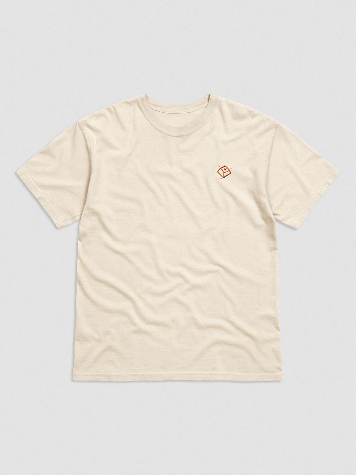 Stone and Orange Embroidered Tee product image (1)