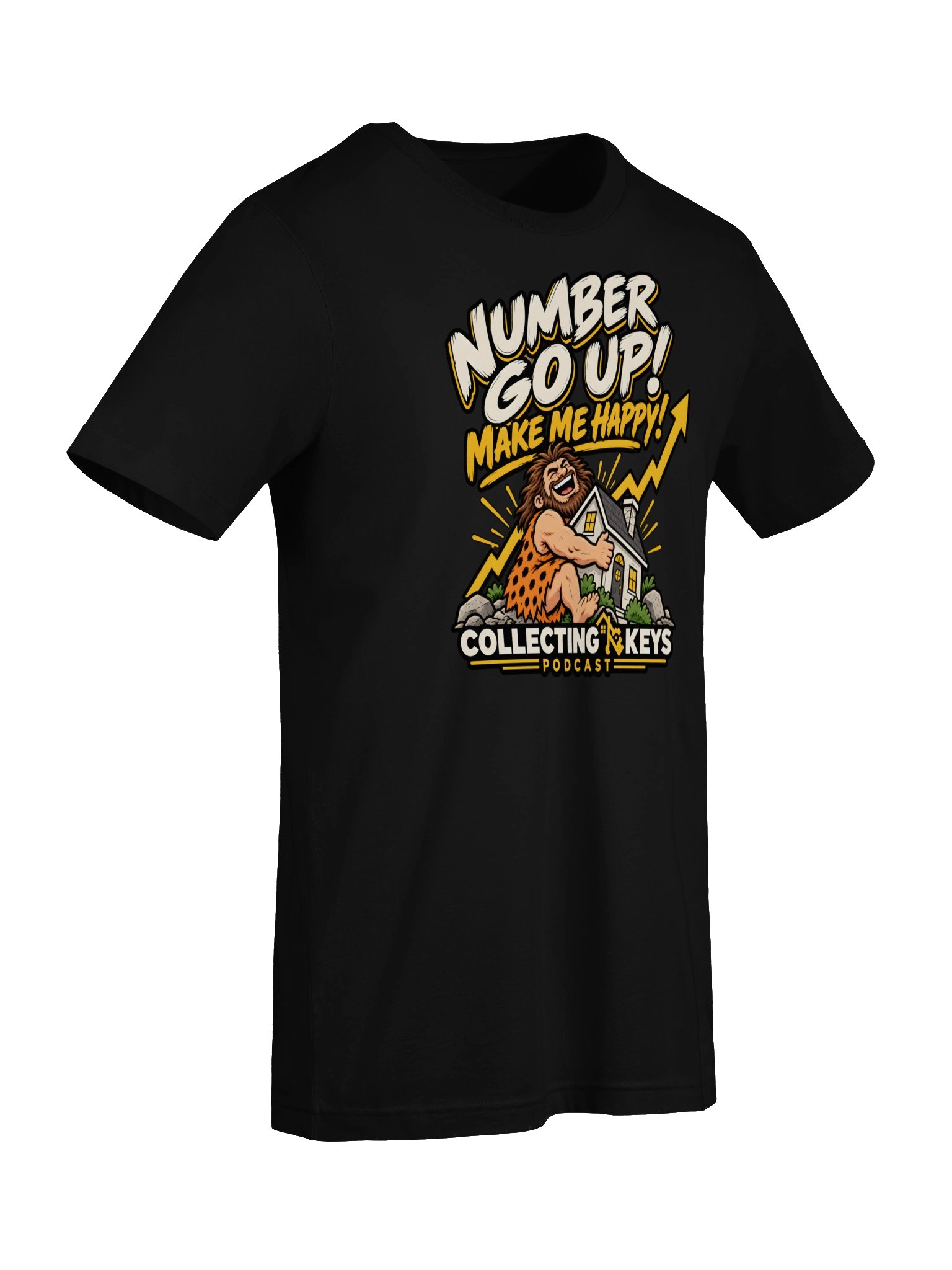 Number Go Up! Collecting Keys Podcast Tee product image (74)