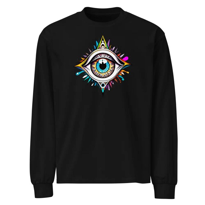 [Open Eye] - Unisex Premium Heavyweight Long Sleeve Shirt product image (1)