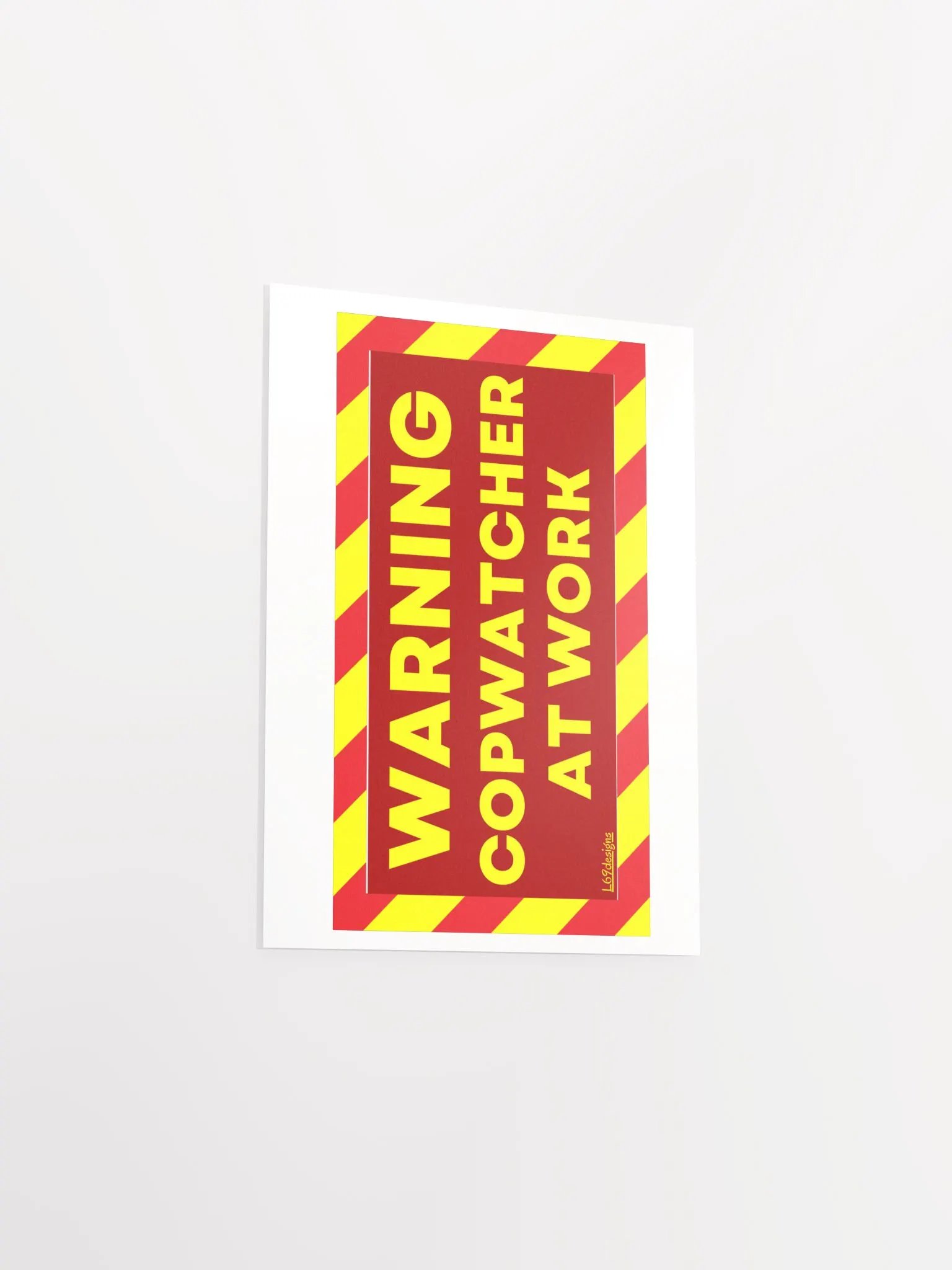 WARNING : COPWATCHER AT WORK product image (3)