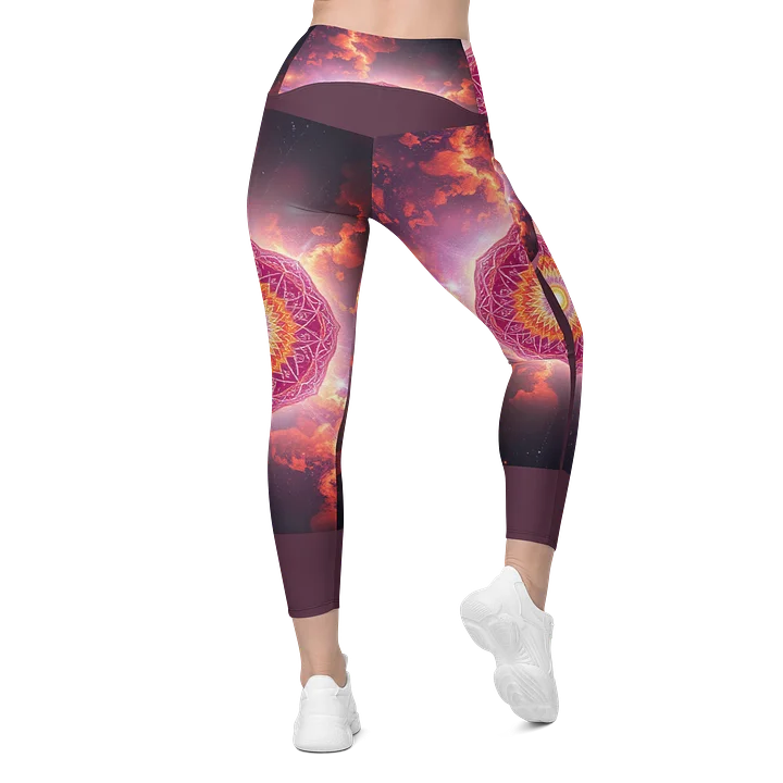 Doe Abnormaal Cosmic Mandala All-Over Leggings with Pockets product image (2)