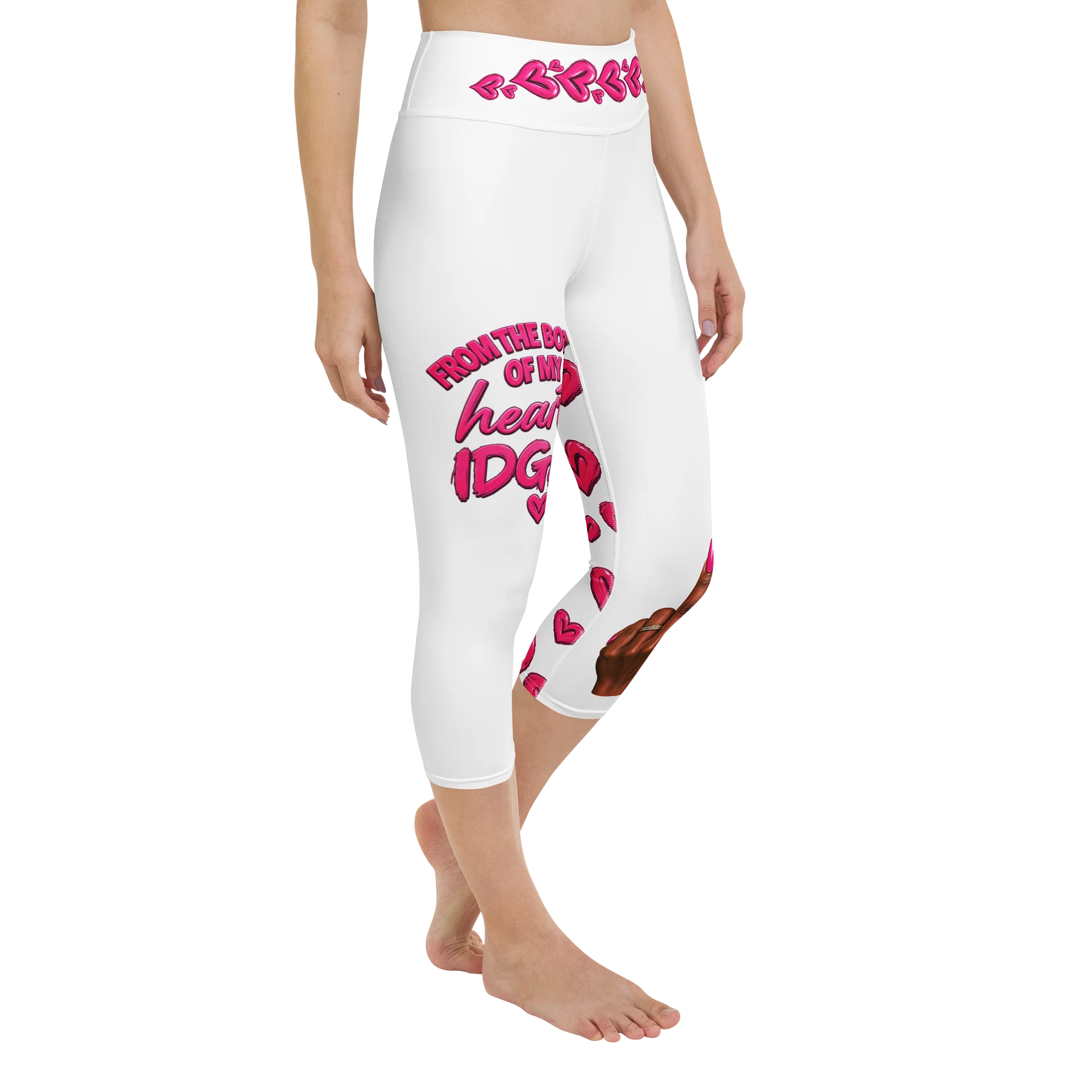 From the Bottom of My Heart IDGAF Capri Leggings product image (2)