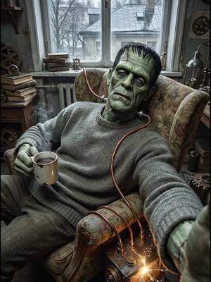 Recharging… #frankenstein #fyp #burnout #weekend #vlog
