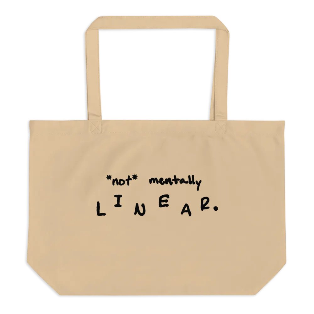 *not* mentally linear eco tote product image (2)