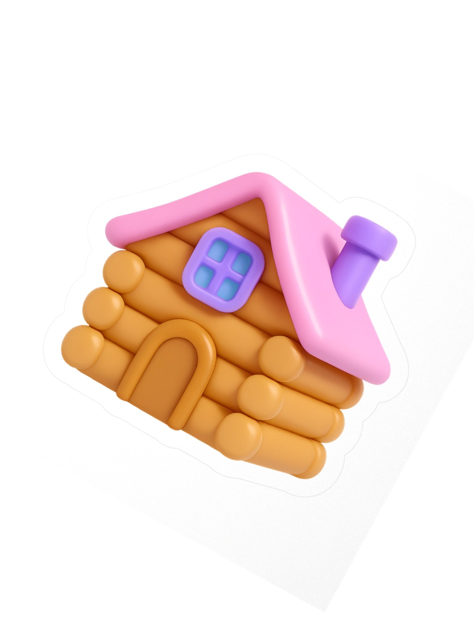 Cozy Cabin Sticker product image (2)