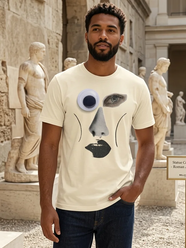 Found Face t-shirt product image (2)