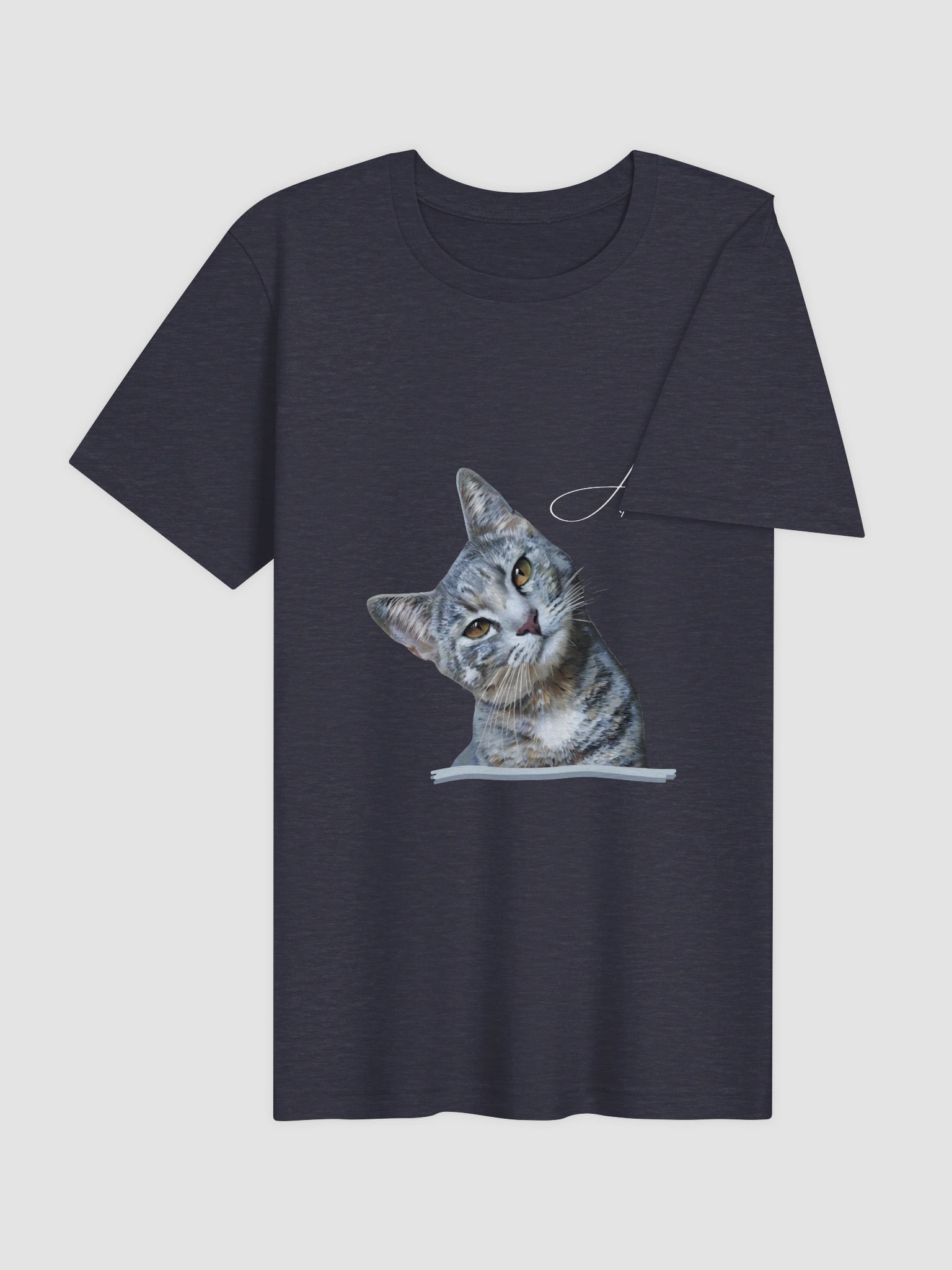 Custom Oil Painting Style Pet Portrait T-Shirt product image (7)