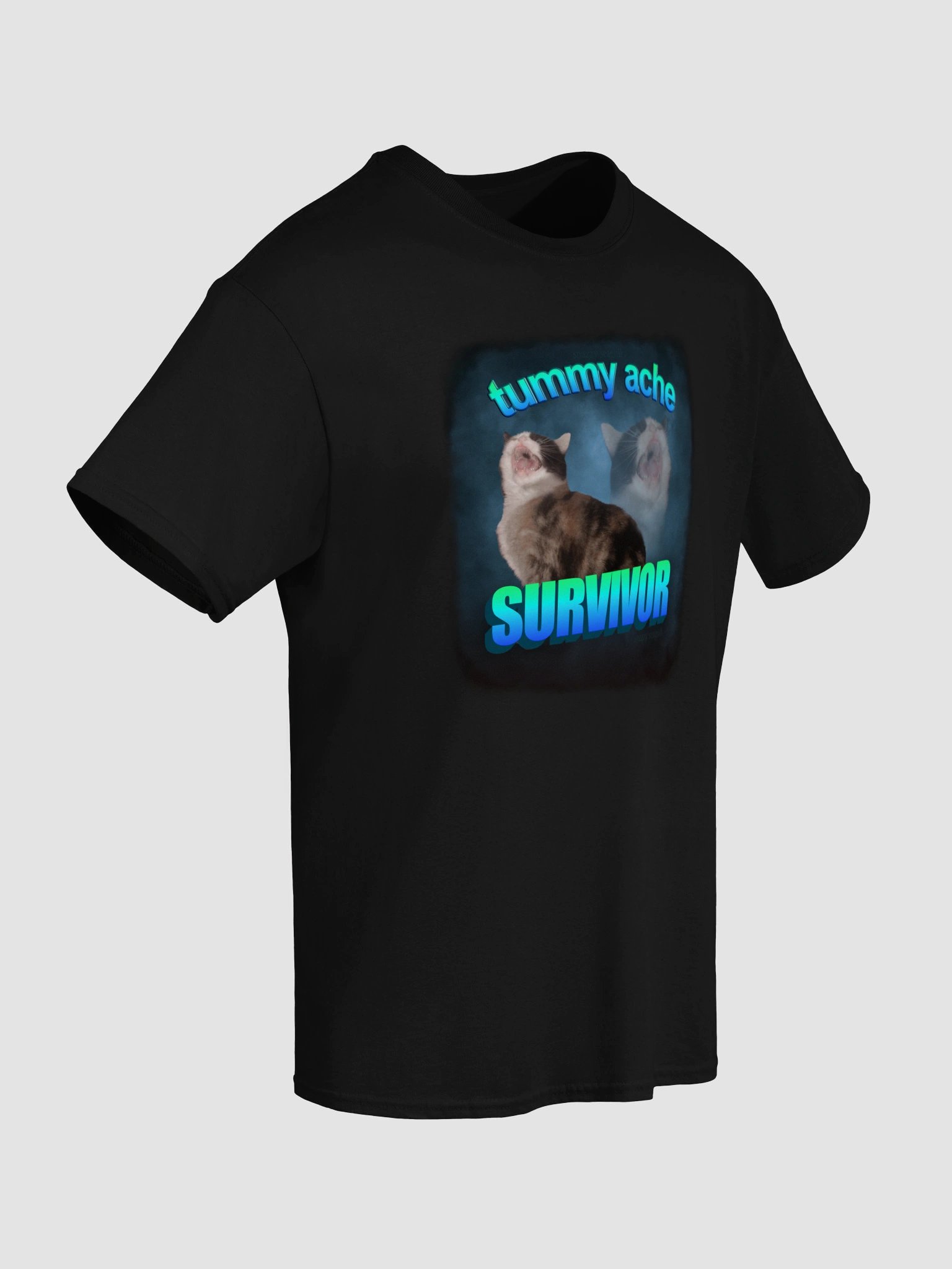 Tummy Ache Survivor - Cat T-shirt product image (5)