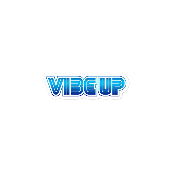 VIBE UP die-cut sticker product image (1)