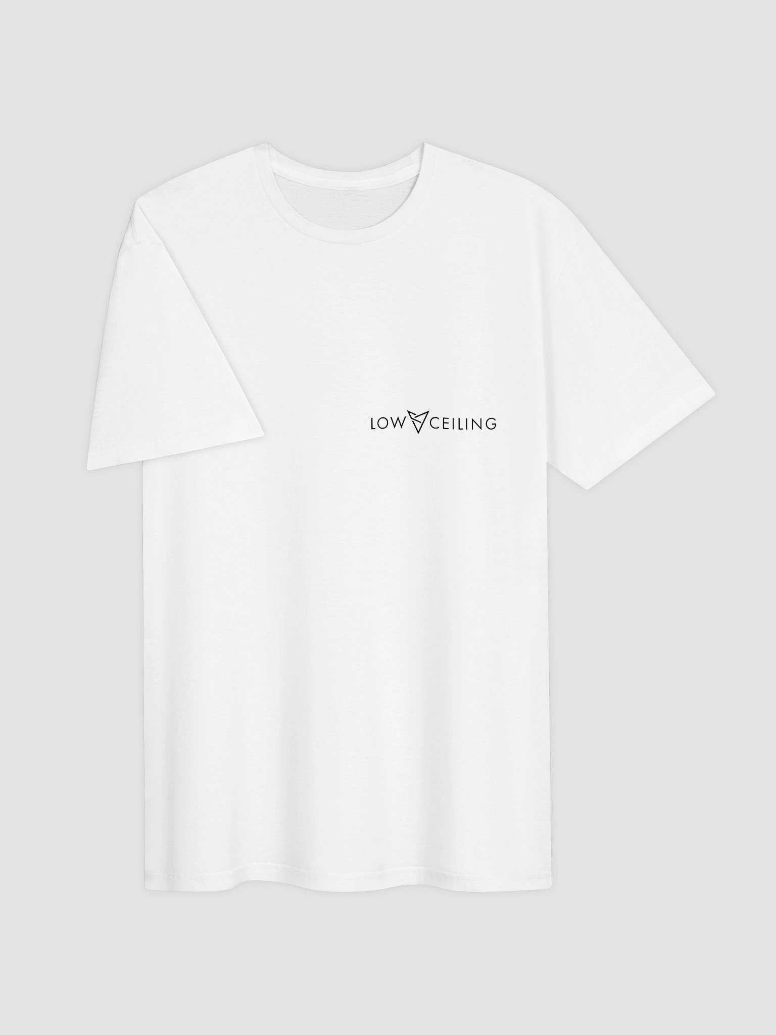 LOW CEILING WHITE T SHIRT [TEXT LOGO] product image (3)