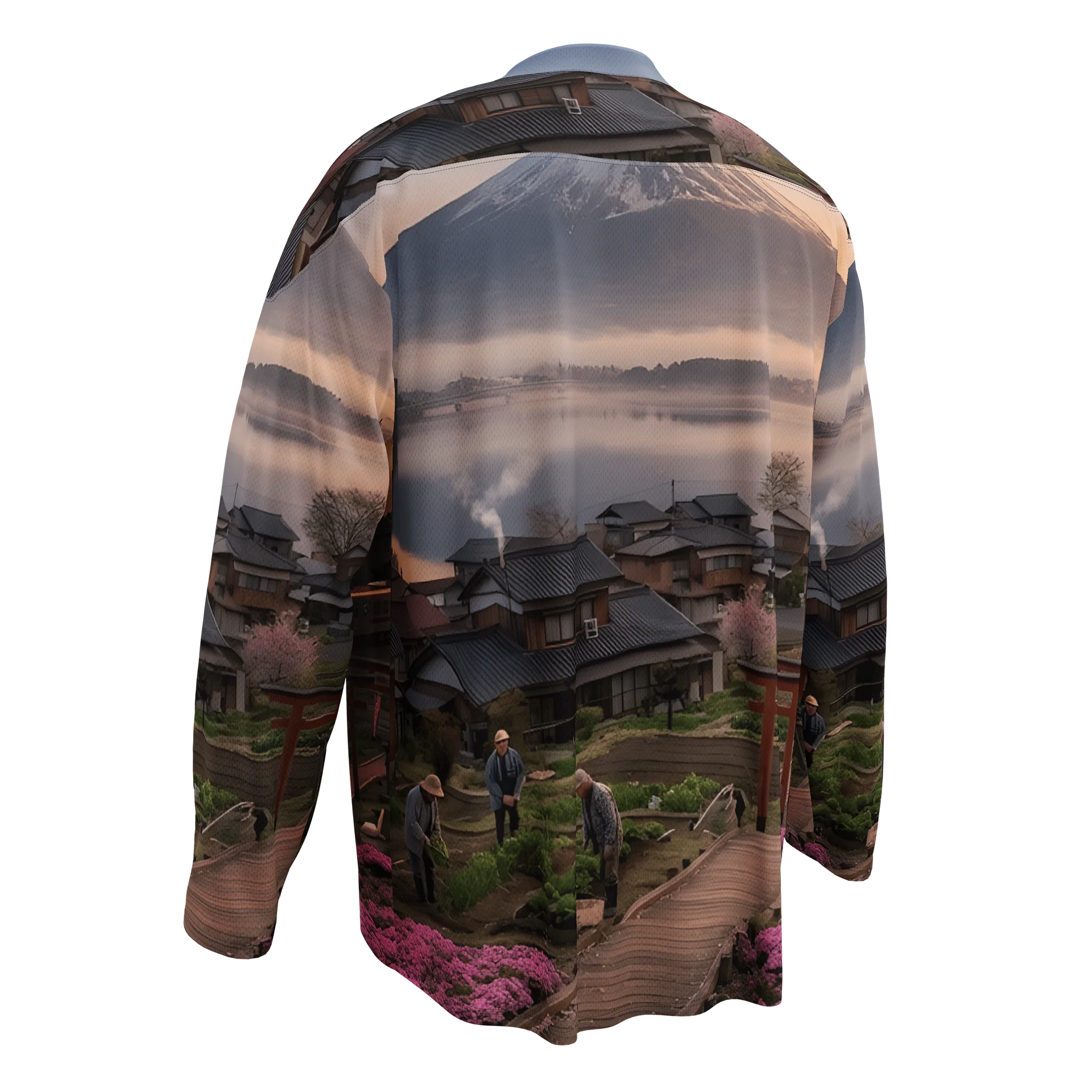 Recycled Mount Fuji Hockey Fan Jersey | Eco-Friendly Athletic Apparel product image (2)