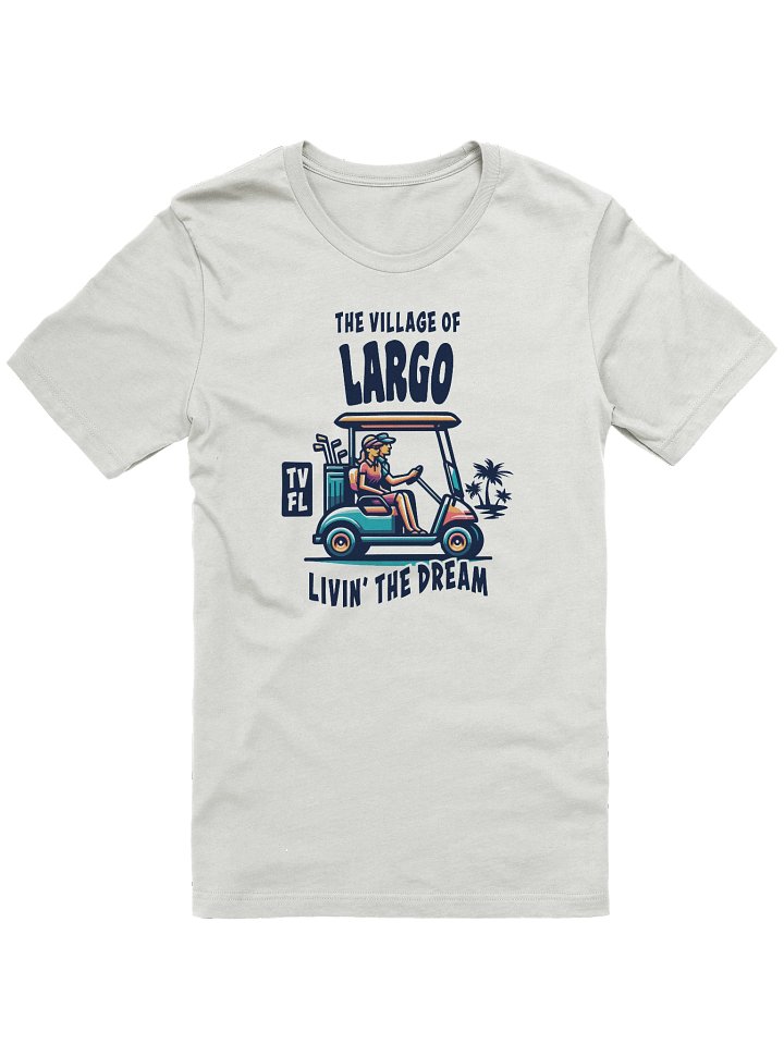 The Village of Largo TV FL Golf Cart Design T-Shirt product image (1)