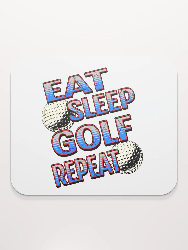 Eat Sleep Golf Repeat Angle Essential Mouse Pad product image (1)