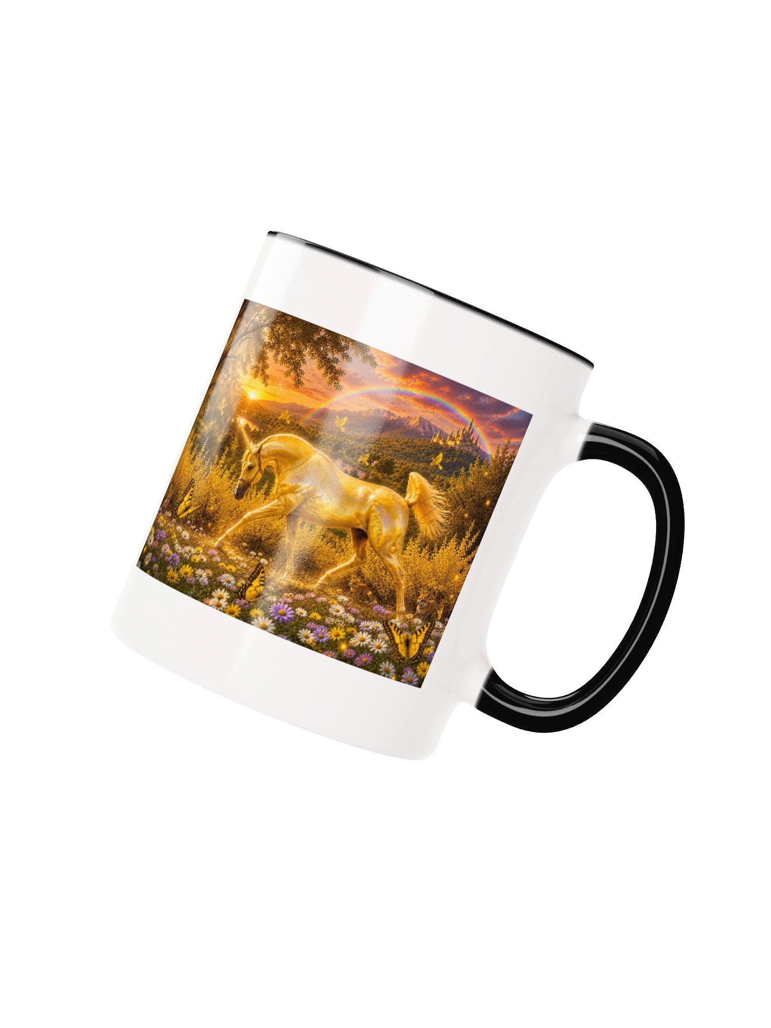 EdibleloveWearableShoppe Golden Unicorn Ceramic Mug product image (2)